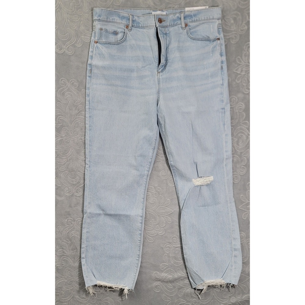 LOFT Made and Loved High Rise Straight Crop Regular Fit & Inseam Size 32/14 NWT